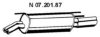 OPEL 5852140 End Silencer